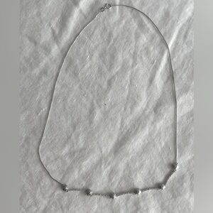 Dainty diamond pave necklace